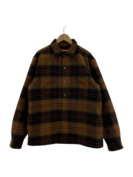 Supreme Lined Flannel Snap Shirt M 23AW