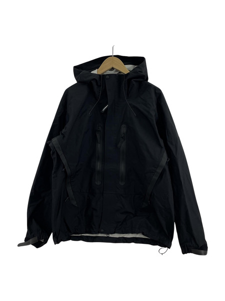 and wander 2.5L hiker rain jacket ブラック (M)