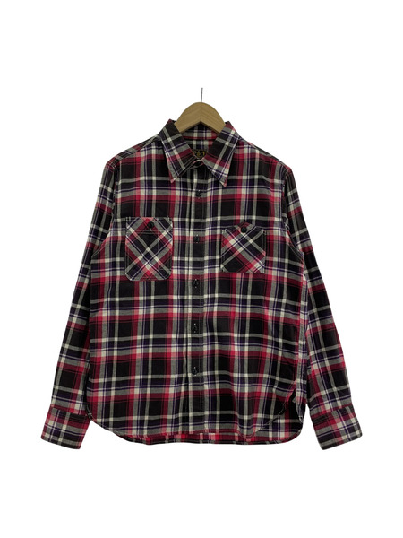 CUSHMAN 長袖シャツ ビエラチェック（3）