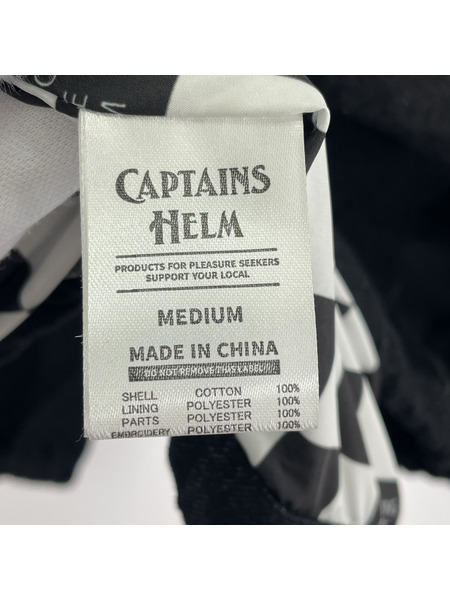 Captains Helm LOGO DENIM COACH JACKET ロゴデニムコーチジャケット M ブラ[値下]