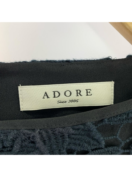 ADORE 長袖Tシャツ・カットソー 総レースブラウス バックオープン