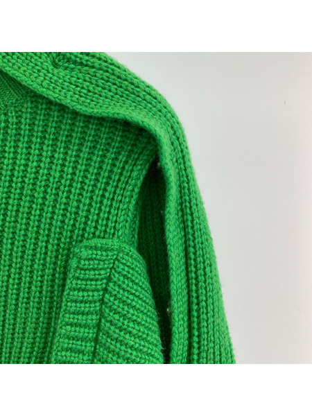snidel ニット・セーター 21AW ウールオーバーアームスリットトップス/グリーン