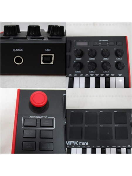 AKAI MPK mini MK3 25鍵 USB MIDI キーボードコントローラー