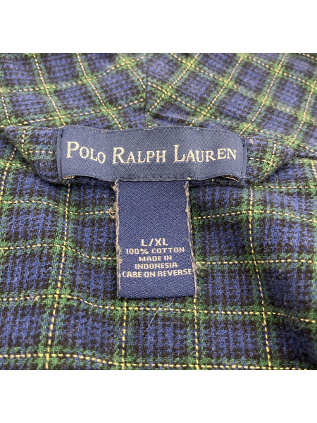 POLO RALPH LAUREN チェック柄ガウン