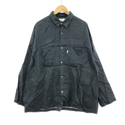 graphpaper/23AW/Broad Oversized Regular Collar Shirt/F/ブラック