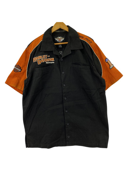 Harley-Davidson SS レーシングシャツ 黒 M