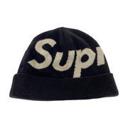 Supreme カシミヤ混 ニット帽 黒