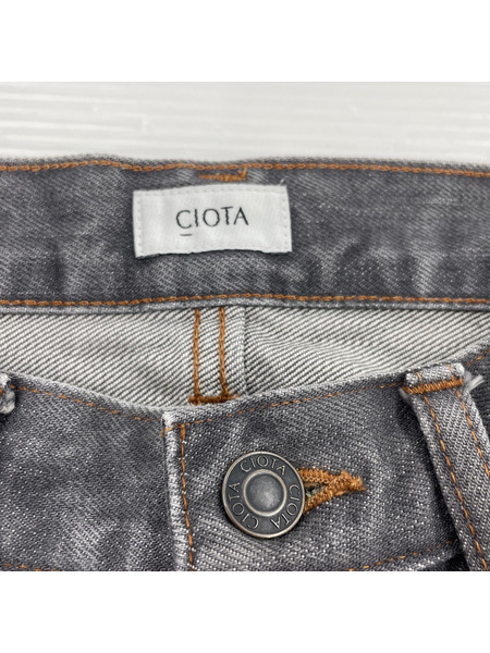 CIOTA スビンコットン 13.5oz テーパードデニムパンツ