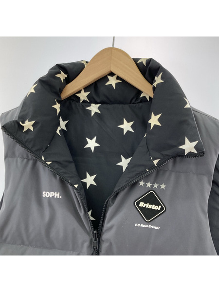 F.C.Real Bristol リバーシブルダウンベスト 星柄 M