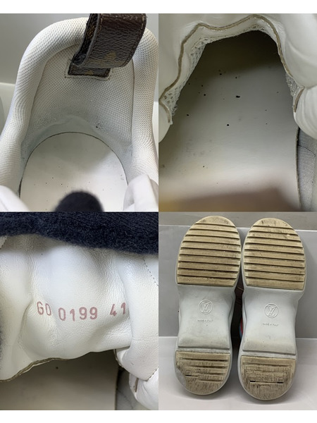 LV LVアークライトライン スニーカー Size41 GO0199 本体のみ ダメージあり ルイ ヴィトン LOUIS VUITTON  靴 ローカットスニーカー