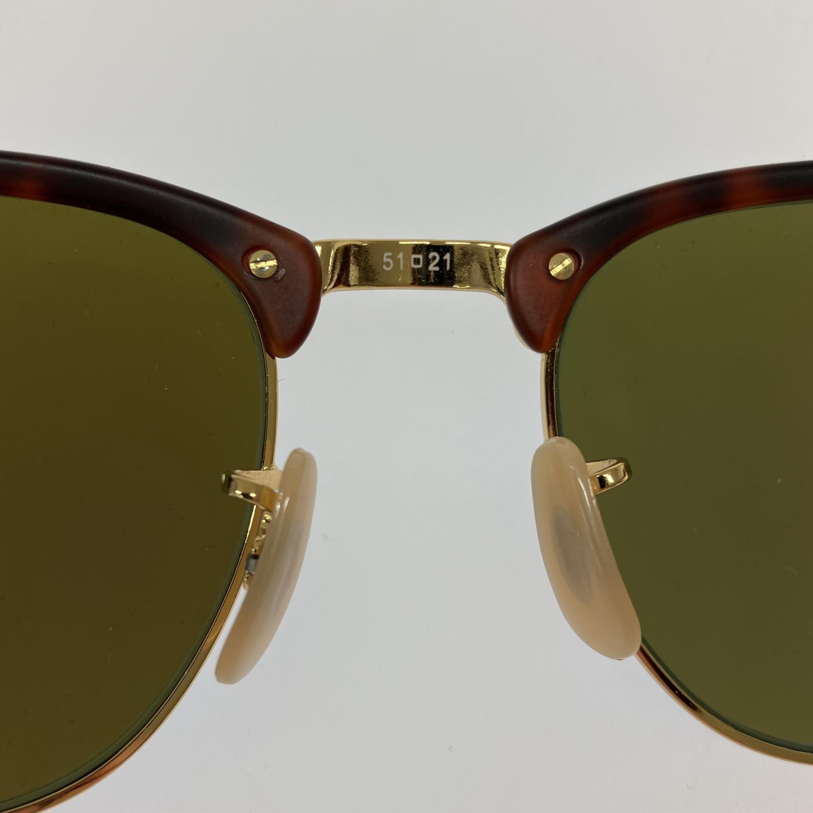 USED RAY-BAN RB3016 CLUBMASTER GOOD K-1AAC