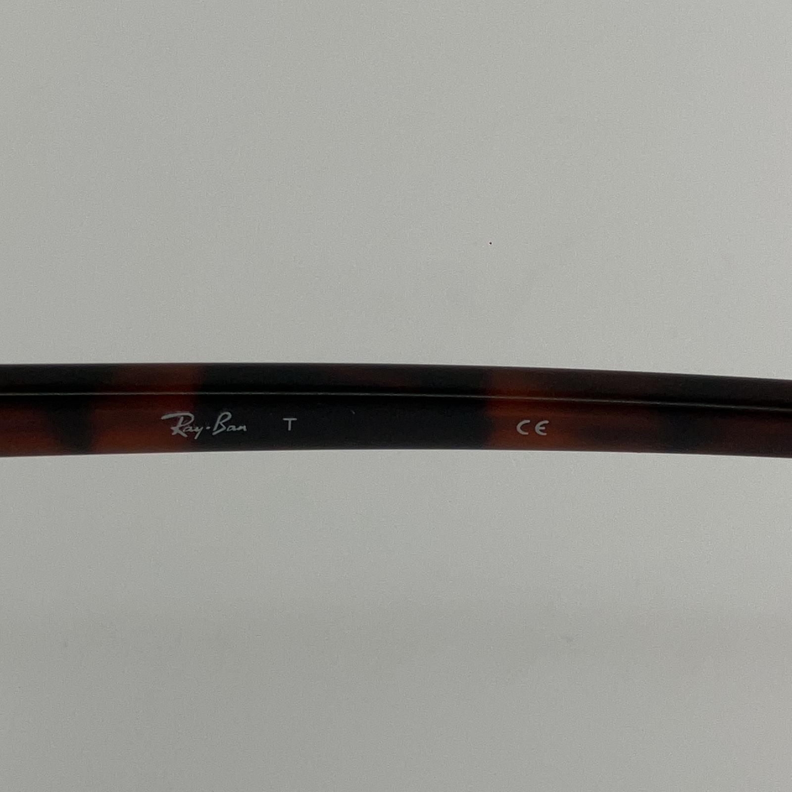 USED RAY-BAN RB3016 CLUBMASTER GOOD K-1AAC