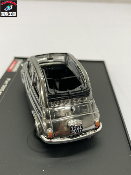 BURUMM 1/43 フィアット500 シルバークローム