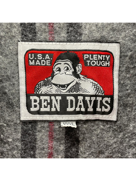 BEN DAVIS ジャケット 90s カバーオール USA製(XXXL)黒