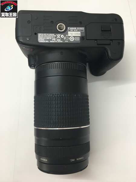 EOS KISS X3 一眼レフカメラ EF75-300mmレンズ  動作OK 充電器ストラップ付