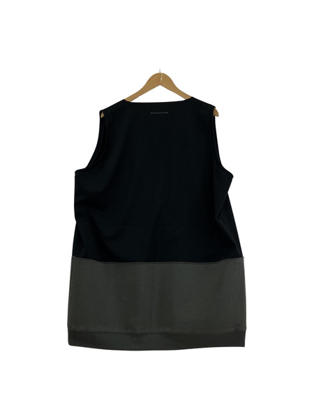 MM6/BLACK OVERSIZED VEST