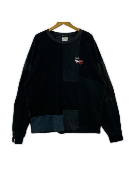 TAKAYA HIOKI OLD STUSSY REMAKE L/S Tee F 黒