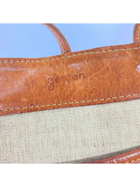 genten ソノ他バッグ レザートート 茶