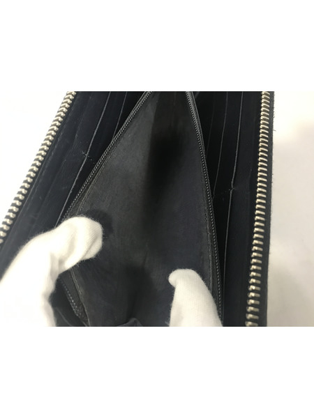 GUCCI ﾗｳﾝﾄﾞﾌｧｽﾅｰ長財布 544473 黒