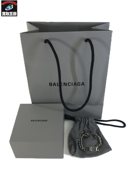 アクセサリー BALENCIAGA BBロゴチェーンブレスレット