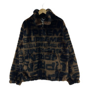 Supreme 18SS Faux Fur Repeater Bomber Jacket ファージャケット M 茶