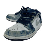 NIKE スニーカー AIR JORDAN 1 LOW WASHED DENIM CZ8455-100