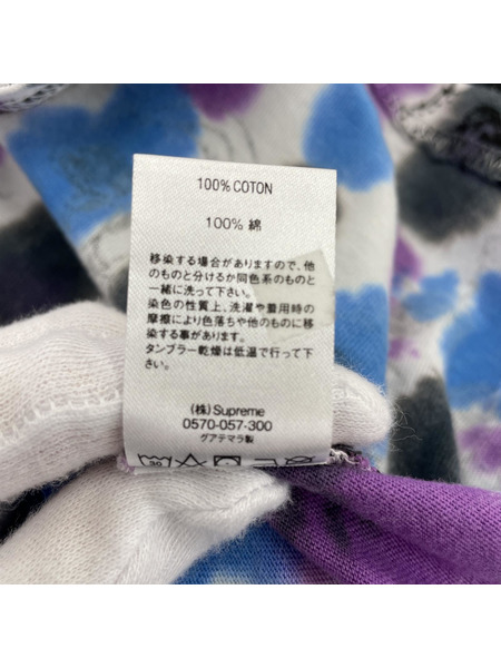 Supreme 21SS Dyed Bear L/S TOP カットソー タイダイ M 紫