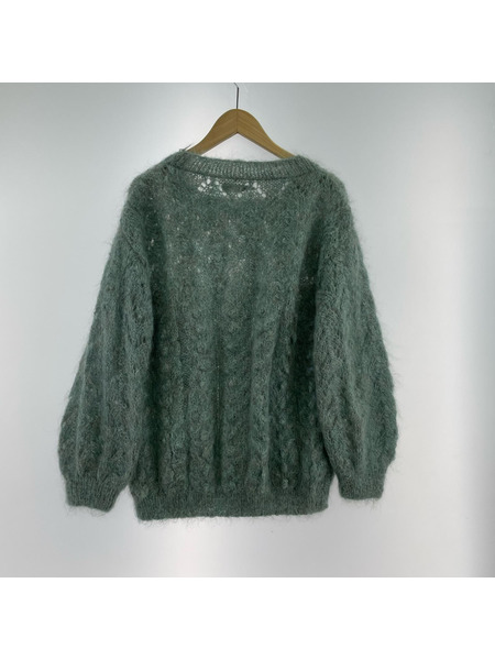 ニット・セーター WENDY STEWART モヘアセーター (38) 水色[値下]