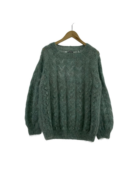 ニット・セーター WENDY STEWART モヘアセーター (38) 水色[値下]