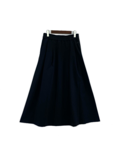 NEW BALANCE ロングスカート Tuck Skirt (L) 紺