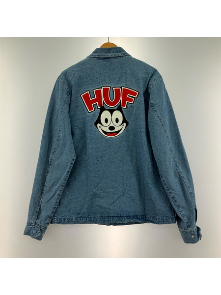 HUF ジャケット FELIX デニムジャケット (S) インディゴ[値下]