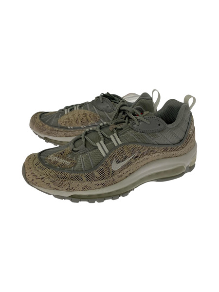 NIKE スニーカー ×Supreme AIR MAX 98 Snake Skin (27.5)