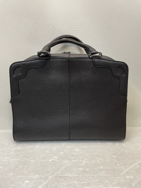 Cartier サドルステッチライン 2way ビジネス バッグ ダークブラウン