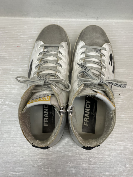 GOLDEN GOOSE 加工 フランシー ハイカットスニーカー 白　41