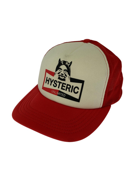 HYSTERIC GLAMOUR メッシュ キャップ 赤