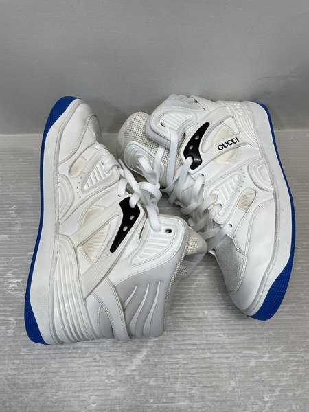 GUCCI BASKET ハイカットスニーカー 6 1/2 白 661301