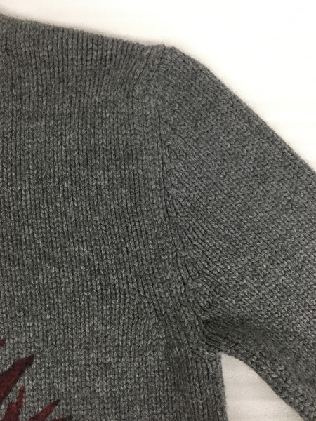 FERRAGAMO メンズラグ衣料 SF☆IT/V NECK FLORAL KNIT/Vネックニット/S