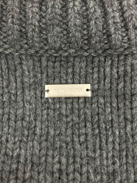 FERRAGAMO メンズラグ衣料 SF☆IT/V NECK FLORAL KNIT/Vネックニット/S