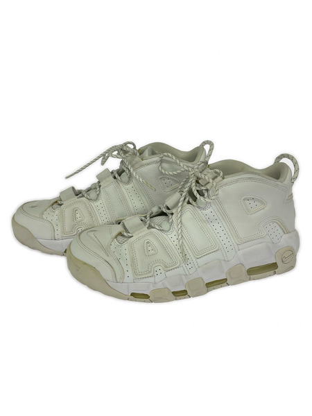 NIKE スニーカー more up tempo スニーカー 白 (28.5)