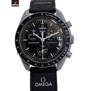 OMEGA×SWATCH/ミッショントゥムーン/S033M100※電池交換済み メンズQZ