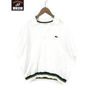 LACOSTE ドルマンスリーブスキッパーネックポロシャツ｜商品番号