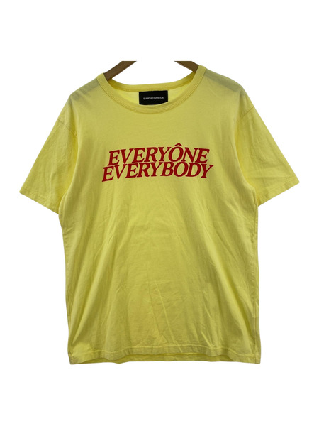 BIANCA CHANDON S/Sカットソー EVERYONE EVERYBODY イエロー