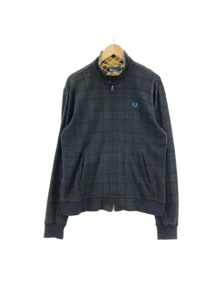 FRED PERRY チェックキリカエスイングトップ (L) イエロー×グリーン[値下]