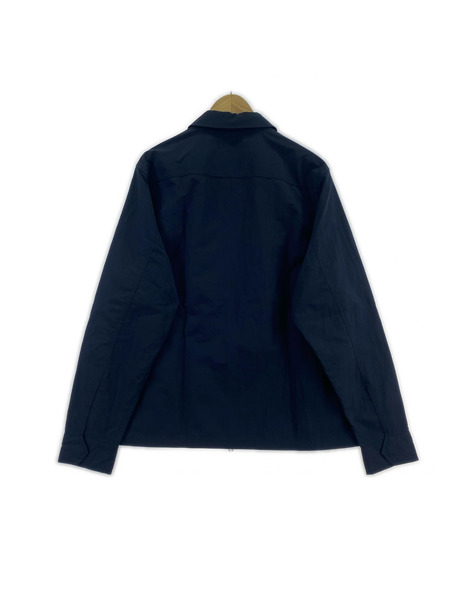 FRED PERRY Zip Over Shirt M5684 ネイビー (L)