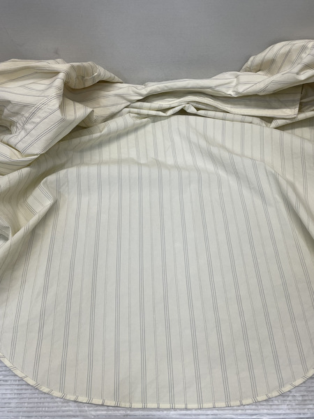 GUCCI オーバーサイズ ストライプシャツ 48 アイボリー