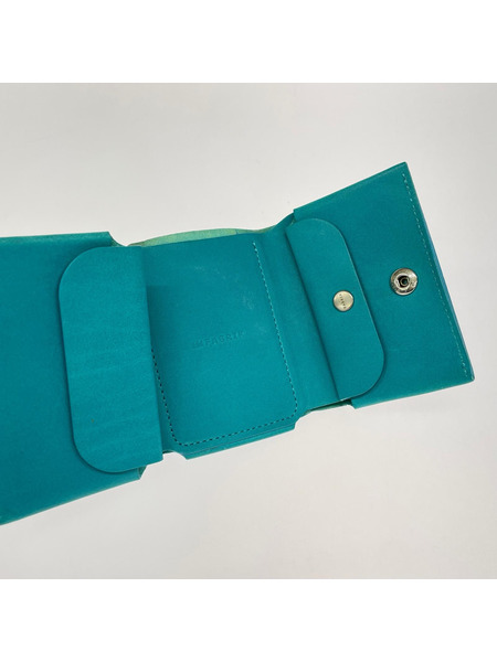 FABRIK コンパクトウォレット 二ツ折リ 青