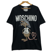 MOSCHINO/RAT/プリントTee/ブラック