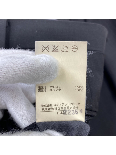 UNITED ARROWS 1Bストライプセットアップ 黒