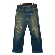 Levi's 80s ボタン裏555 W34 サックス