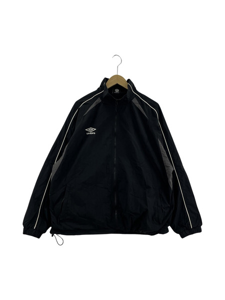 umbro ジャケット PUBLUX別注 ナイロンジャケット 黒　Ｍ[値下]